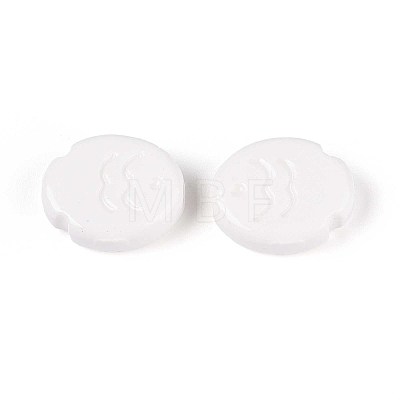 Handmade Porcelain Ceramic Beads PORC-T133-24G-1