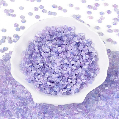 Imitation Cat Eye Glass Seed Beads SEED-N007-31I-1