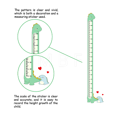 PVC Height Growth Chart Wall Sticker DIY-WH0232-004-1