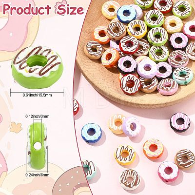 Baking Paint Apaque Acrylic Beads MACR-CJZ0001-06-1