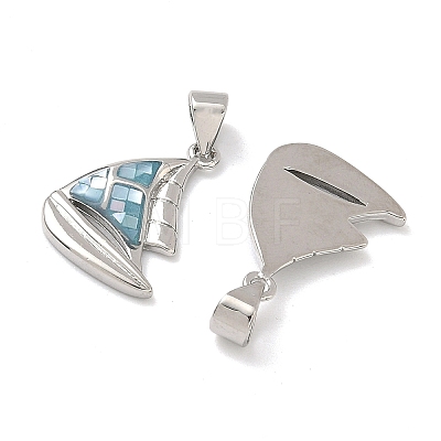 Brass Enamel Pendants KK-H534-04P-1