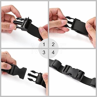 POM Plastic Side Release Buckles LS-X-KY-R001-01-1