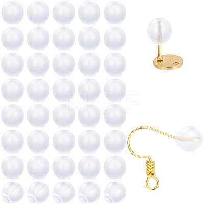 Clear Silicone Full-covered Ear Nuts FIND-SP0001-18F-1