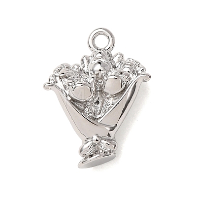Valentine's Day Brass Charms KK-H294-04P-1