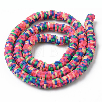 Handmade Polymer Clay Beads Strands CLAY-N008-010L-1