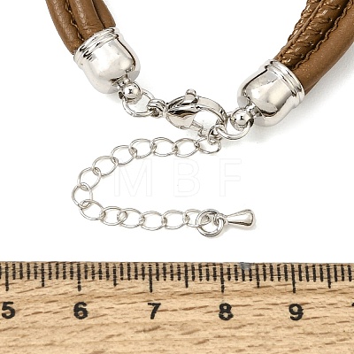 Microfiber Leather Multi-strand Cord Bracelets Makings FB-CBA983F-01P-1