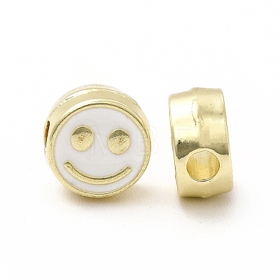 Rack Plating Alloy Enamel Beads FIND-G051-01LG-01-1