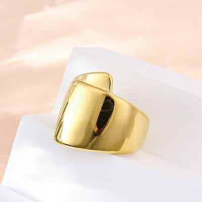 304 Stainless Steel Adjustable Cuff Rings RJEW-Q020-13G-1