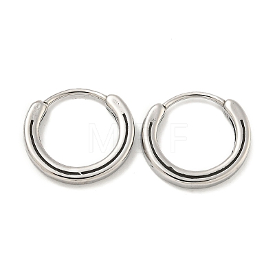 316 Surgical Stainless Steel Hoop Earrings EJEW-D096-11E-AS-1