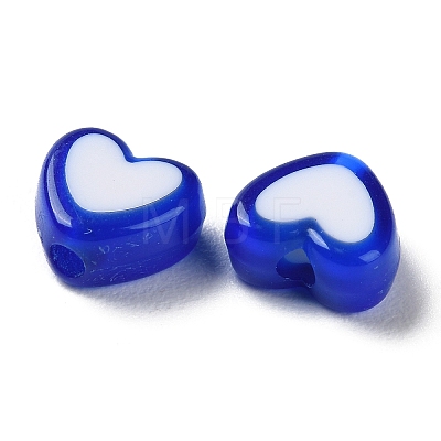 Heart Acrylic Beads TACR-S117-04E-1