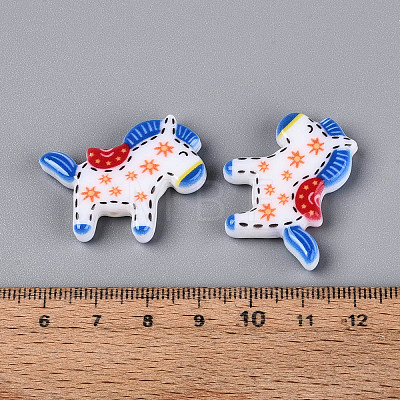 Printed Opaque Resin Beads RESI-N043-07A-1