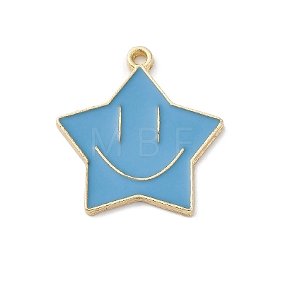 Alloy Enamel Pendants ENAM-F152-05G-02-1