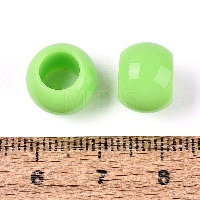Opaque Acrylic Beads SACR-N018-05G-1