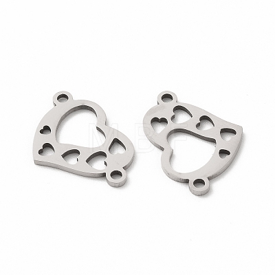 Non-Tarnish 201 Stainless Steel Connector Charms STAS-K251-085P-1