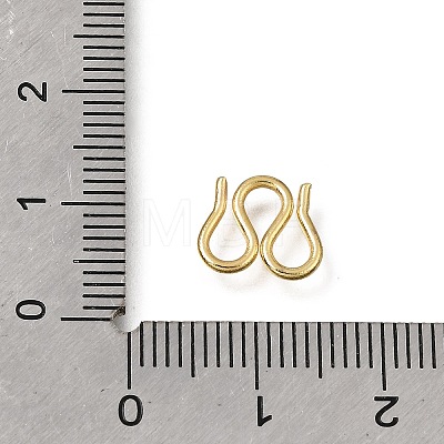 Brass M-Hook Clasps KK-CBA0DF0-14D-G-1