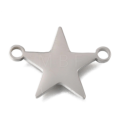 304 Stainless Steel Polishing Connector Charms STAS-E532-11P-1