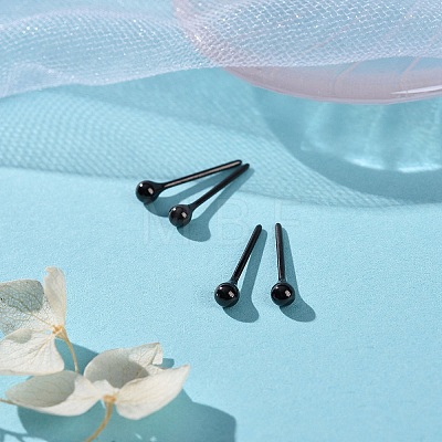 Hypoallergenic Bioceramics Zirconia Ceramic Stud Earrings EJEW-Z023-11D-1