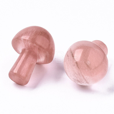 Cherry Quartz Glass GuaSha Stone G-N0325-02R-1