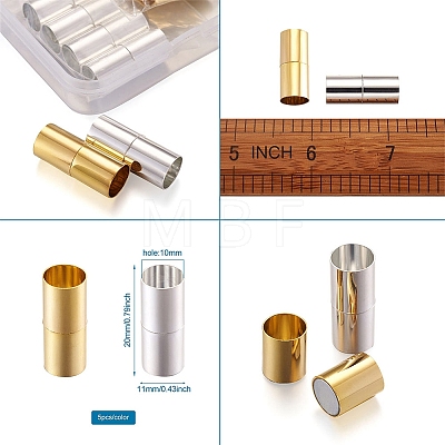 Yilisi Brass Magnetic Clasps KK-YS0001-02-1
