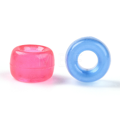 Transparent Luminous Acrylic Beads X-OACR-N137-33-1