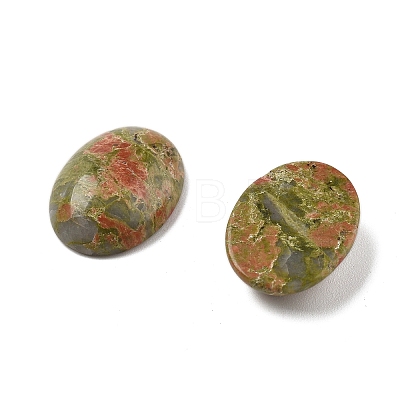 Natural Unakite Cabochons G-C115-01A-45-1