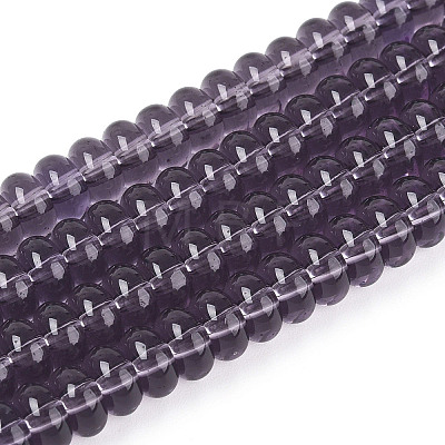 Transparent Glass Beads Strands GLAA-ZX008-6mm-19E-1