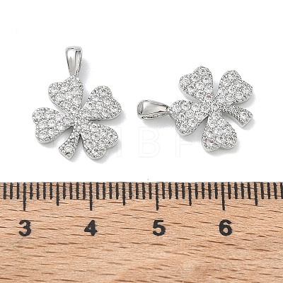 SHEGRACE Brass Clear Cubic Zirconia Pendants XGRQ3K944-564P-1