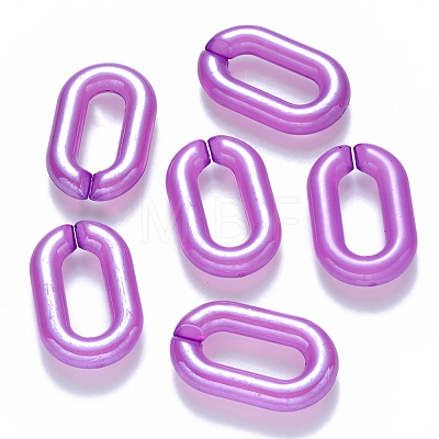 Imitation Jelly Acrylic Linking Rings X-OACR-S036-006A-F03-1