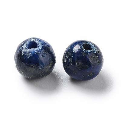 Natural Lapis Lazuli Beads G-K311-02A-6mm-01-1