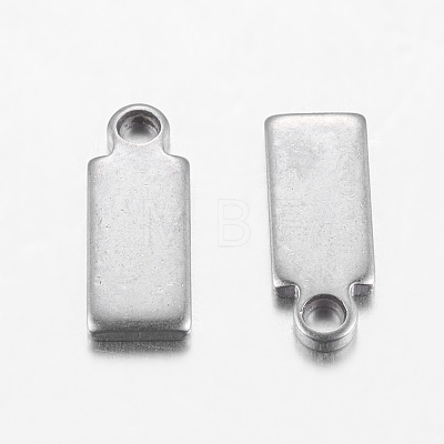 304 Stainless Steel Stamping Blank Tag Pendants STAS-Q074-1