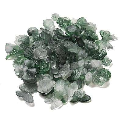 Transparent Acrylic Beads OACR-H039-04A-1