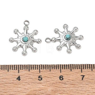 Synthetic Turquoise Pendants GG-CBAA892-01P-1