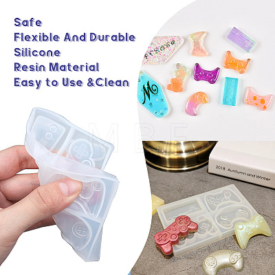 SUNNYCLUE DIY Gamepad Silicone Molds DIY-SC0010-12-1