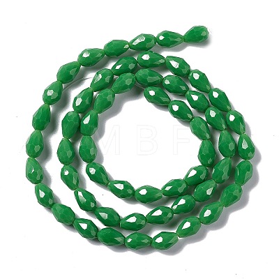 Faceted Glass Beads Strands GLAA-E037-01A-1