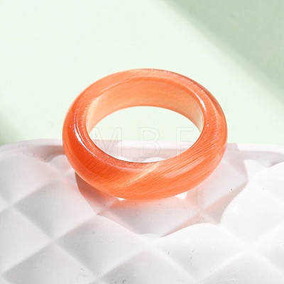 Cat Eye Finger Rings RJEW-G363-01A-11-1