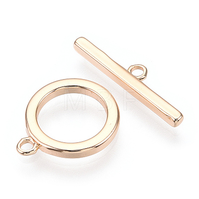 Brass Toggle Clasps X-KK-E057-09G-1