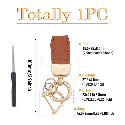 PU Leather Keychains KEYC-TADJ0009-03MG-06-1