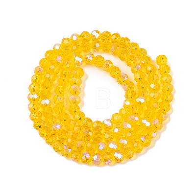 Electroplate Glass Beads Strands LS-EGLA-A044-T4mm-L05-1