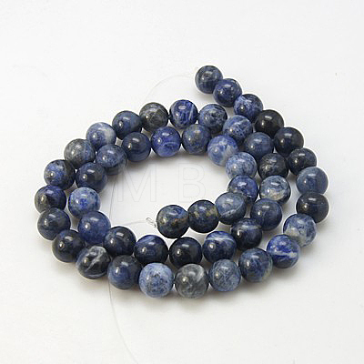Natural Sodalite Beads Strands G-E110-4mm-3-1