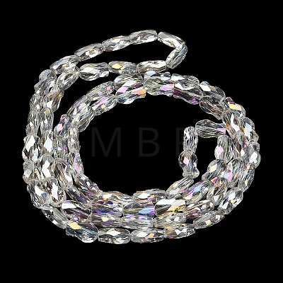 Electroplate Glass Beads Strands EGLA-P066-01A-AB08-1