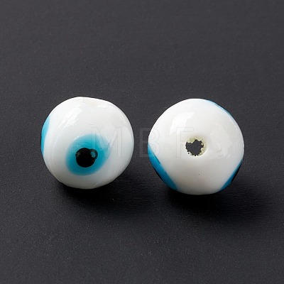 Handmade Evil Eye Lampwork Beads LAMP-F025-03E-1