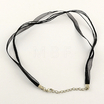 Multi-strand Necklace Cord for Jewelry Making NJEW-R217-12-1