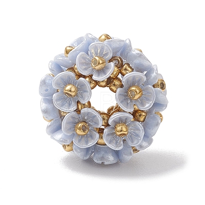 Resin Imitation Pearl Beads PALLOY-MZ01261-02-1