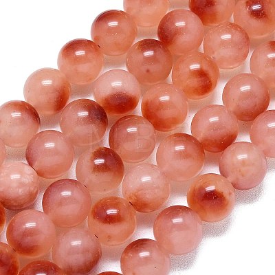 Natural Malaysia Jade Beads Strands G-B165-C01-14mm-1