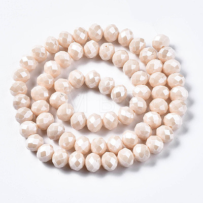 Electroplate Glass Beads Strands LS-EGLA-A034-P10mm-A17-1