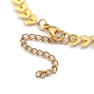 Brass Cobs Chain Bracelets BJEW-JB05409-01-1