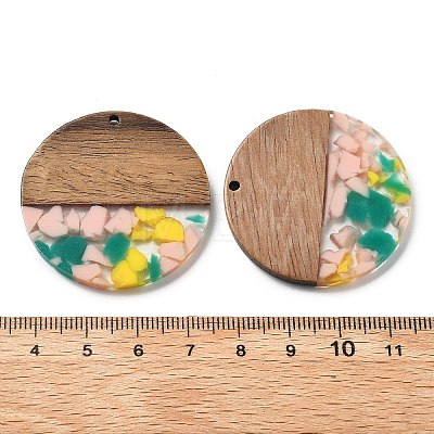 Resin and Walnut Pendants FIND-R051-05F-1