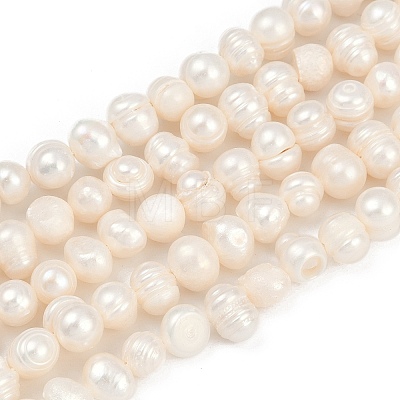 Natural Cultured Freshwater Pearl Beads Strands PEAR-I007-07Y-11A-1