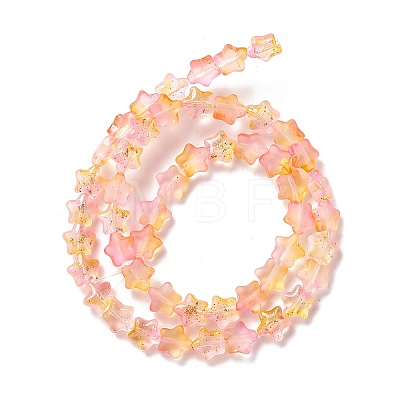 Transparent Glass Beads Strand X1-GLAA-F112-04I-1