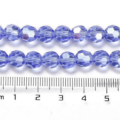 Transparent Glass Beads EGLA-A035-T8mm-B14-1